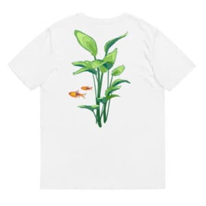 Aquatic Plants with Fish - Unisex organic cotton t-shirt